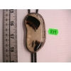 Image 1 : SILVER W/STONE BOLO TIE, STAMPED STERLING