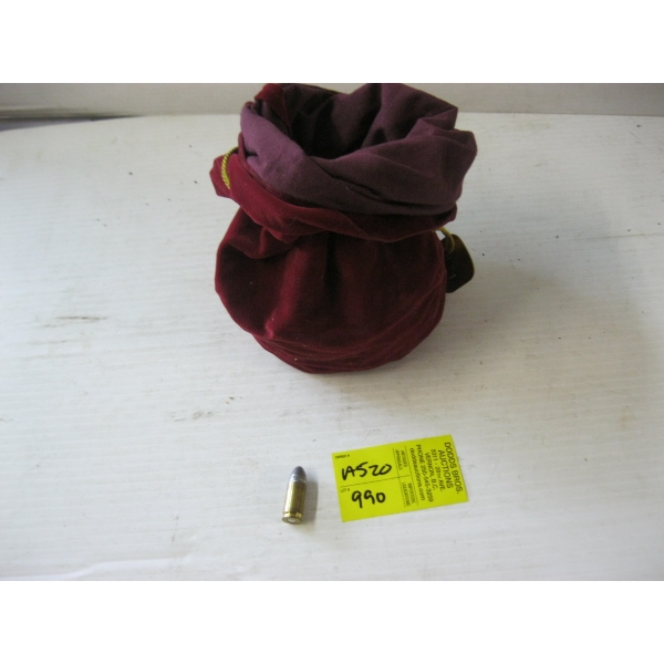 POUCH OF 9MM LUGER CARTRIDGES