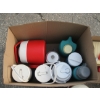 Image 4 : 2 BOXES OF MISC. - PLASTIC DRINK CONTAINERS, COFFEE POTS, ETC.