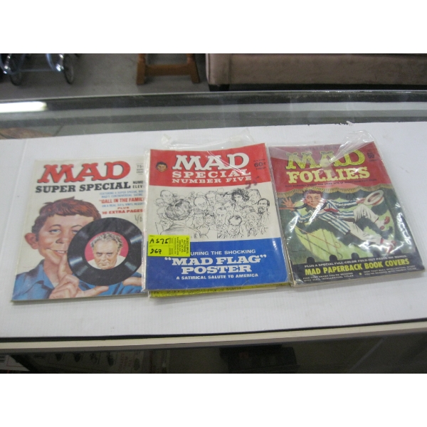 5 MAD MAGAZINES