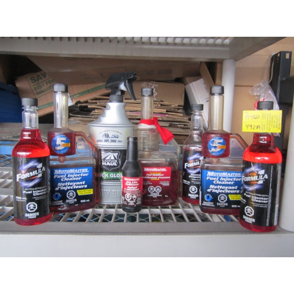 FUEL INJECTOR CLEANER, ETC.