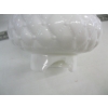 Image 3 : WHITE GLASS DECORATIVE ITEMS & A LAMP