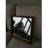 Image 1 : OPUS CONSOLE MIRROR (WOOD FRAMED) APPROX. 50CM