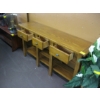 Image 2 : 3 DRAWER SHELVED HALLWAY TABLE