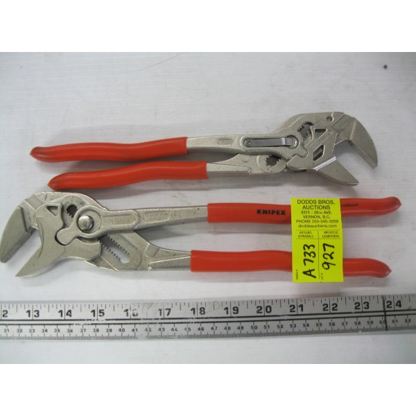 2 KNIPEX PIPE WRENCHES