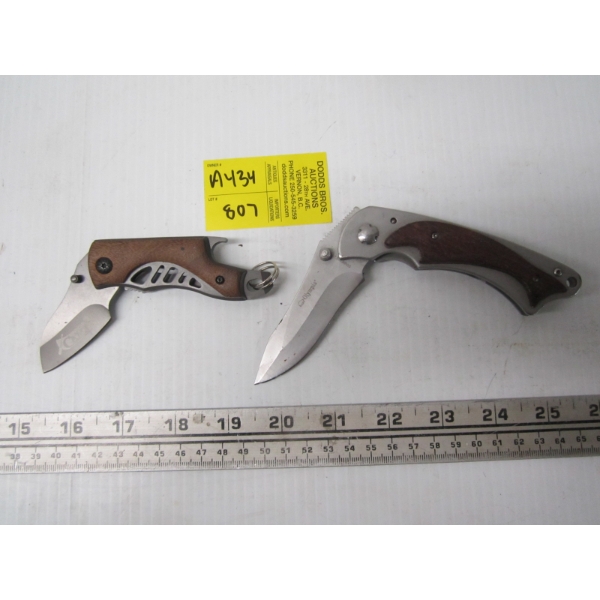 OLYMPIA FOLDING KNIFE & A CAMP FOLDING KNIFE