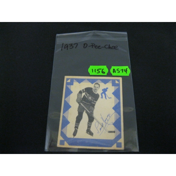 1937 O PEE CHEE HOCKEY CARD - PAUL HAYNES, SERIES E #155