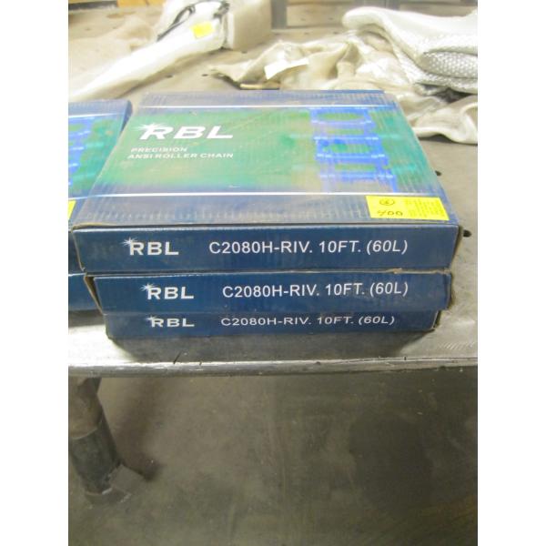 3 BOXES OF NEW 10' ROLLER CHAIN