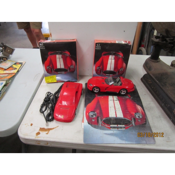 MISC. PHONE, VIPER DIECAST, PUZZLES