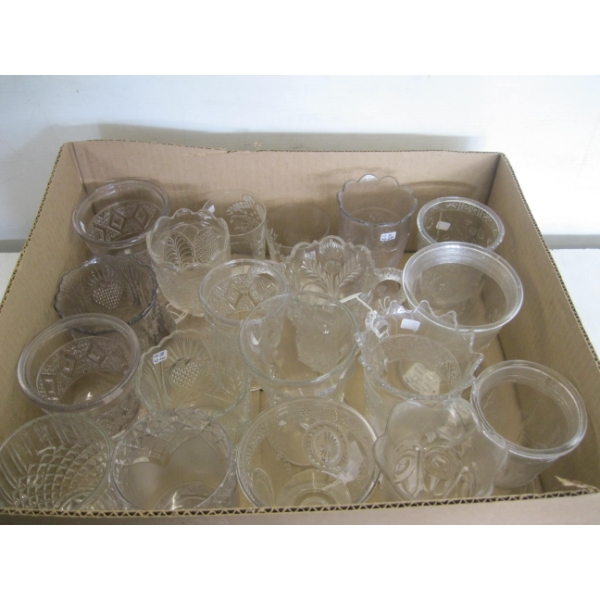 ASST. VINTAGE GLASSWARE