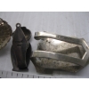 Image 4 : 3 SILVER PIECES - PIN, BELT BUCKLE & CLIP