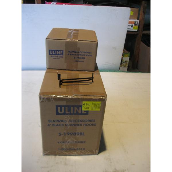 CASE OF 4" SLATWALL SCANNER HOOKS