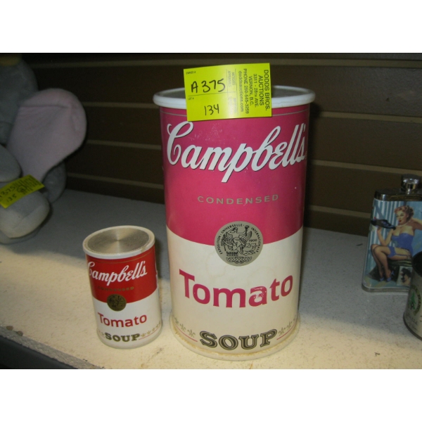 CAMPBELLS SOUP RADIO & LG. COIN BANK