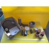 Image 4 : 2 BOXES OF MISC. BOOKS, ALARM CLOCK, SHOES, ETC.