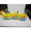 Image 1 : 3 - 3.4L JUGS OF TIDE LAUNDRY DETERGENT