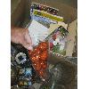 Image 2 : 2 BOXES MISC. GLASS VASES, WOODEN CRAFTING ITEMS, ETC.