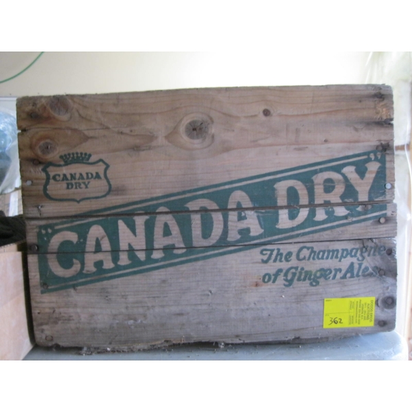 CANADA DRY WOODEN CRATE
