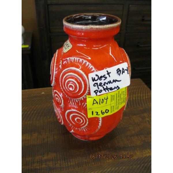 MCM WEST GERMAN BAY POTTERY VASE