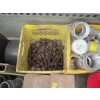 Image 3 : LG. LOT OF PLASTIC CRATES WITH MISC. - WATER PUMP FITTINGS, BOLTS, ETC.