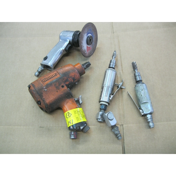 4 AIR TOOLS - DIE GRINDERS, ANGLE GRINDER, ETC.
