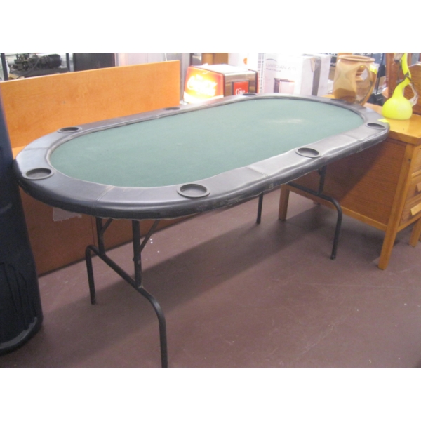 FOLDING POKER TABLE
