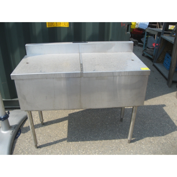 STAINLESS STEEL WASH BIN W/LID