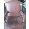 Image 2 : LEATHER EXECUTIVE CHAIR ON CASTORS