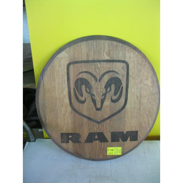 OAK BARRELL TOP RAM PRINT