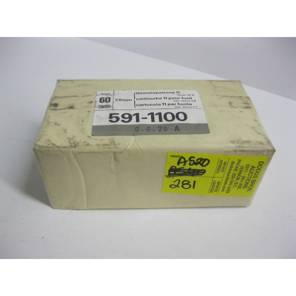 7.55X55 SWISS|6X10 CARTRIDGES