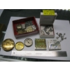 Image 1 : 2 BOXES OF ASST. COLLECTABLE ITEMS - JEWELLERY, COMPASS, ETC.