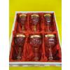 Image 1 : 6 MOSERS 24KT GOLD RIM CRYSTAL WINEGLASSES