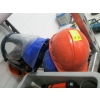 Image 1 : HUSQVARNA FORESTRY HELMET & 3 HARDHATS & A FACESHIELD