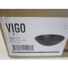 Image 2 : NEW GLASS MAT BLACK VESSEL BOWL SINK