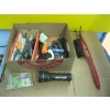Image 1 : BOX OF MISC. FLASHLIGHT, ZIP TIES, ETC.