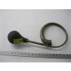 Image 1 : BRASS HORN W/"AS IS" RUBBER CRACKED