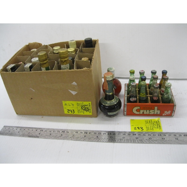 2 BOXES OF COLLECTOR BOTTLES