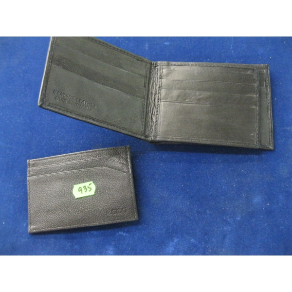 LEATHER WALLET & CARD HOLDER