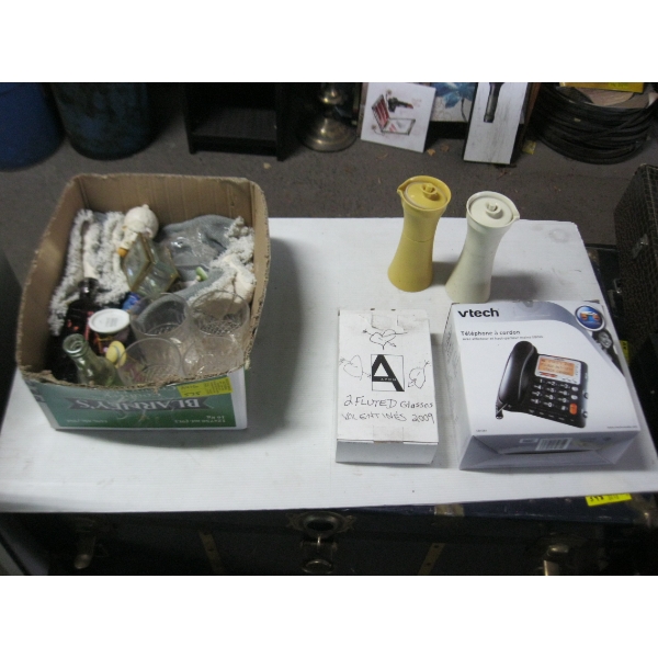 MISC. TELEPHONE, TUPPERWARE S&P SHAKERS, ETC.