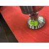 Image 3 : LG. (HEAVY) POST WAR GERMAN BRUTULIST STEEL LATHE TURNED VASE