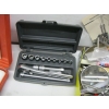 Image 4 : MISC. 1/4" SOCKET SET, DREMEL TOOL, SOLDERING GUN, ETC.