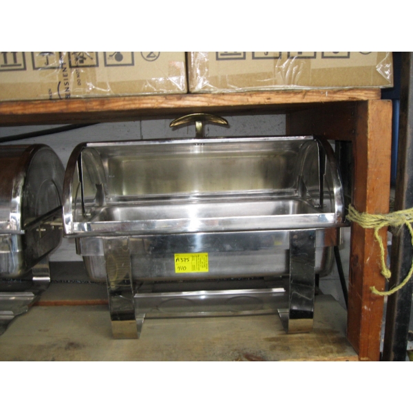 CURVED TOP CHAFING DISH - NO BURNER HOLDERS