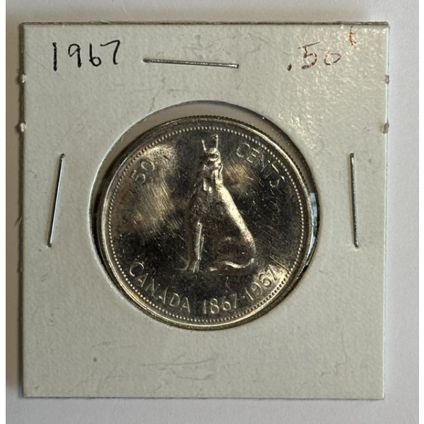 1967 50 CENT COIN