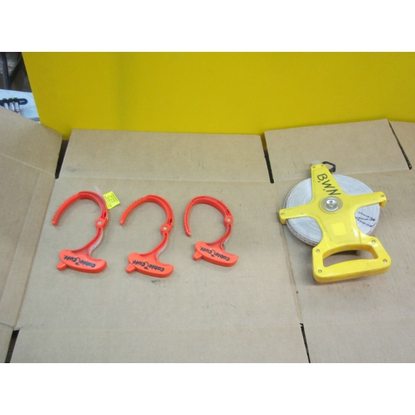 3 CABLE CUFFS & 50 METER TAPE MEASURE