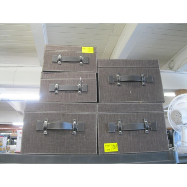5 DECORATIVE BOX CASES