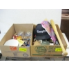 Image 1 : 2 BOXES MISC. SPORTS FIGURINES, HAT, ETC.