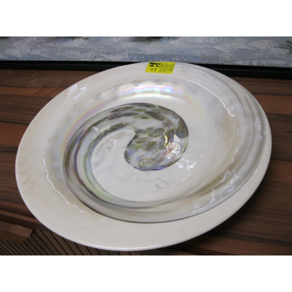 LG. POTTERY BOWL