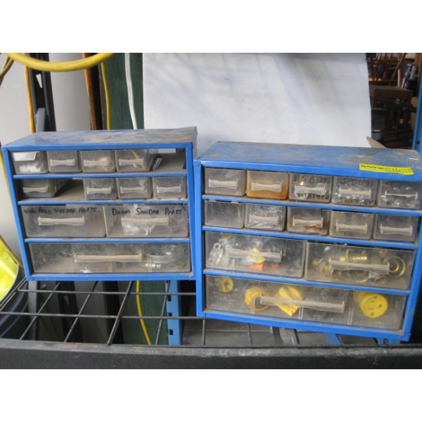 2 STORAGE COMPARTMENTS W/ASST. CONTENTS