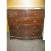 Image 1 : 5 DRAWER FIGURED WALNUT ANTIQUE DRESSER