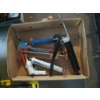 Image 1 : BIN W/MISC. AIR GREASE GUN, CAULKING GUNS, ETC.