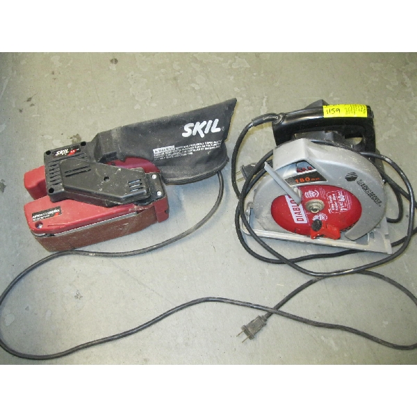 BLACK & DECKER CIRCULAR SAW & SKIHL SANDER